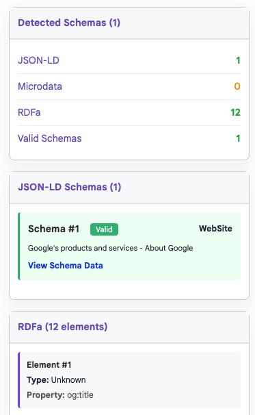 Schema & Structured Data